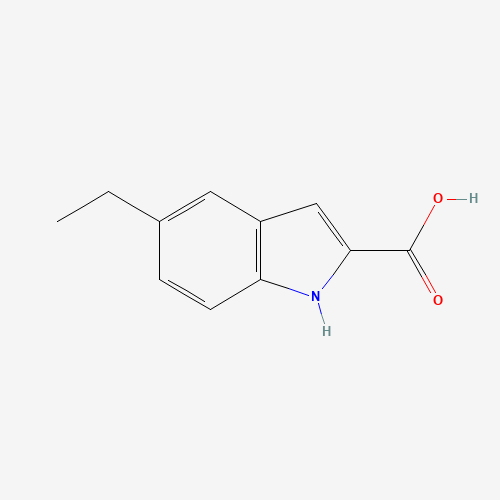 5-ETHYLINDOLE-2-CARBOXYLIC ACID chemical structure 5-ETHYLINDOLE-2-CARBOXYLIC ACID (CAS: 37033-93-5) - Chemical Structure and Molecular Formula