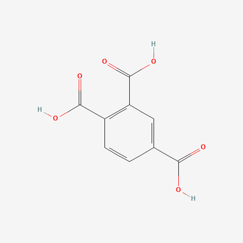 1,2,4-Benzenetricarboxylic acid chemical structure 1,2,4-Benzenetricarboxylic acid (CAS: 528-44-9) - Chemical Structure and Molecular Formula