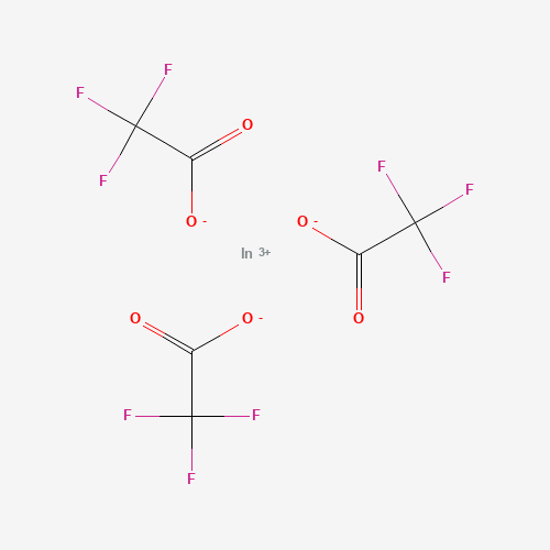 INDIUM TRIFLUOROACETATE chemical structure INDIUM TRIFLUOROACETATE (CAS: 36554-90-2) - Chemical Structure and Molecular Formula
