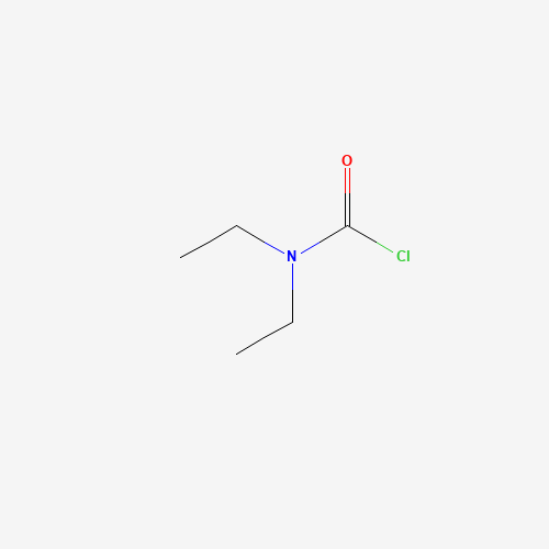 Diethylcarbamyl chloride chemical structure Diethylcarbamyl chloride (CAS: 88-10-8) - Chemical Structure and Molecular Formula