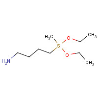 4-(DIETHOXYMETHYLSILYL) BUTYLAMINE (CAS: 3037-72-7) - Chemical Structure and Molecular Formula 