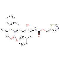 2-Methyl-2-propanyl [(2S,4S,5S)-4-hydroxy-1,6-diphenyl-5-{[(1,3-thiazol-5-ylmethoxy)carbonyl]amino}-2-hexanyl]carbamate (CAS: 165315-95-8) - Related Chemical Product