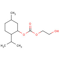 Carbonic acid 2-hydroxy-ethyl ester 2-isopropyl-5-methyl-cyclohexyl ester (CAS: 156324-78-6) - Chemical Structure and Molecular Formula 