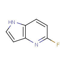 5-FLUORO-1H-PYRROLO[3,2-B] PYRIDINE (CAS: 887570-96-9) - Chemical Structure and Molecular Formula 