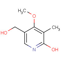 2,5-Dihydroxymethyl-4-methoxy-3-methylpyridine (CAS: 120003-76-1) - Chemical Structure and Molecular Formula 