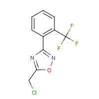 5-(Chloromethyl)-3-[2-(trifluoromethyl)phenyl]-1,2,4-oxadiazole (CAS: 110704-47-1) - Related Chemical Product
