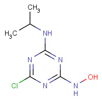 ATRAZIN-DESETHYL-2-HYDROXY (CAS: 58175-60-3) - Chemical Structure and Molecular Formula 