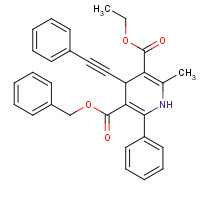 5-O-benzyl 3-O-ethyl 2-methyl-6-phenyl-4-(2-phenylethynyl)-1,4-dihydropyridine-3,5-dicarboxylate (CAS: 9000-83-3) - Related Chemical Product