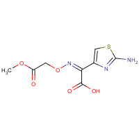 (Z)-2-(2-aminothiazol-4-yl)-2-(2-methoxy-2- oxoethoxyimino)acetic acid (CAS: 80554-17-8) - Related Chemical Product