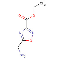 ethyl 5-(aminomethyl)-1,2,4-oxadiazole-3-carboxylate (CAS: 736926-14-0) - Chemical Structure and Molecular Formula 