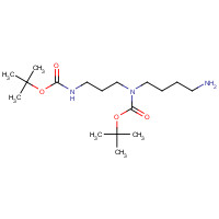 tert-butyl N-(4-aminobutyl)-N-[3-[(2-methylpropan-2-yl)oxycarbonylamino]propyl]carbamate (CAS: 85503-20-4) - Related Chemical Product