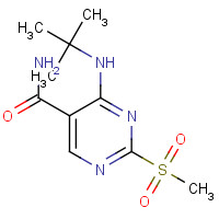 4-(tert-butylamino)-2-methylsulfonylpyrimidine-5-carboxamide (CAS: 1403864-80-1) - Related Chemical Product