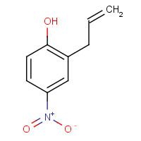 4-nitro-2-prop-2-enylphenol (CAS: 19182-96-8) - Chemical Structure and Molecular Formula 