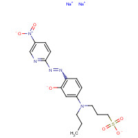 disodium;3-[4-[(5-nitropyridin-2-yl)diazenyl]-3-oxido-N-propylanilino]propane-1-sulfonate (CAS: 115408-94-1) - Related Chemical Product