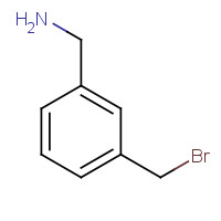 [3-(bromomethyl)phenyl]methanamine (CAS: 771579-16-9) - Chemical Structure and Molecular Formula 