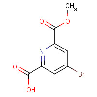 4-bromo-6-methoxycarbonylpyridine-2-carboxylic acid (CAS: 293294-72-1) - Related Chemical Product