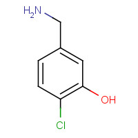 5-(aminomethyl)-2-chlorophenol (CAS: 943816-63-5) - Chemical Structure and Molecular Formula 