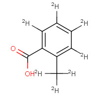 2,3,4,5-tetradeuterio-6-(trideuteriomethyl)benzoic acid (CAS: 207742-73-2) - Related Chemical Product