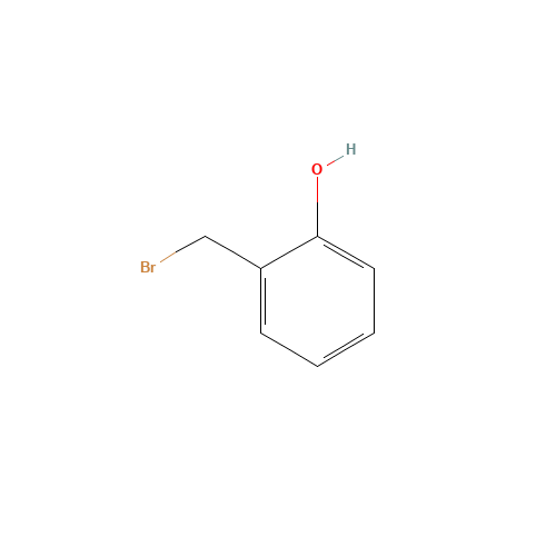 2-(Bromomethyl)phenol (CAS: 58402-38-3) - Chemical Structure and Molecular Formula 