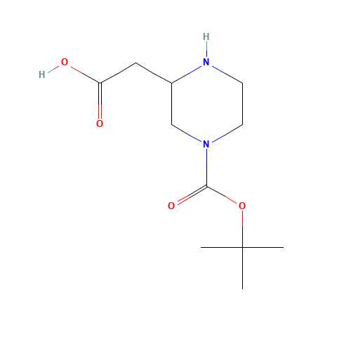 3-Carboxymethyl-piperazine-1-carboxylic acid tert-butyl ester (CAS: 183591-72-2) - Related Chemical Product