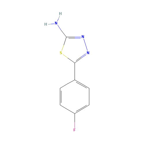 2-Amino-5-(4-fluorophenyl)-1,3,4-thiadiazole (CAS: 942-70-1) - Related Chemical Product