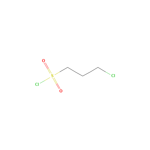 3-Chloropropanesulfonyl chloride (CAS: 1633-82-5) - Chemical Structure and Molecular Formula 