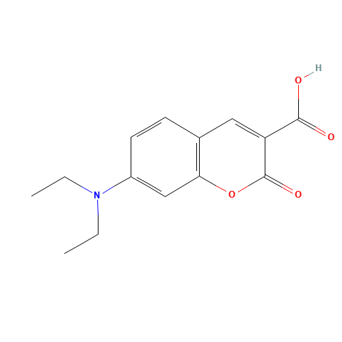 7-Diethylamino-2-oxo-2H-chromene-3-carboxylic acid (CAS: 50995-74-9) - Related Chemical Product