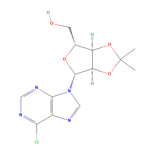 6-Chloropurine-9-(2,3-isopropylidene-b-D-ribofuranoside) (CAS: 39824-26-5) - Related Chemical Product