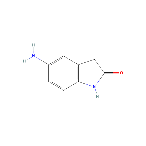 5-Aminooxindole (CAS: 20876-36-2) - Chemical Structure and Molecular Formula 