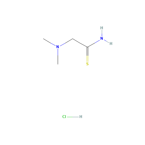 Dimethylaminothioacetamide hydrochloride (CAS: 27366-72-9) - Chemical Structure and Molecular Formula 