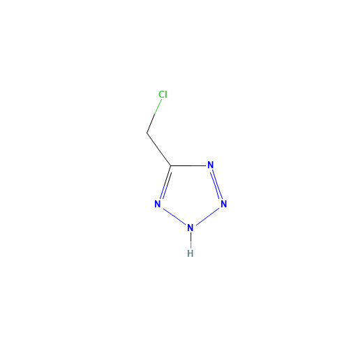 5-Chloromethyl-1H-tetrazole (CAS: 55408-11-2) - Chemical Structure and Molecular Formula 