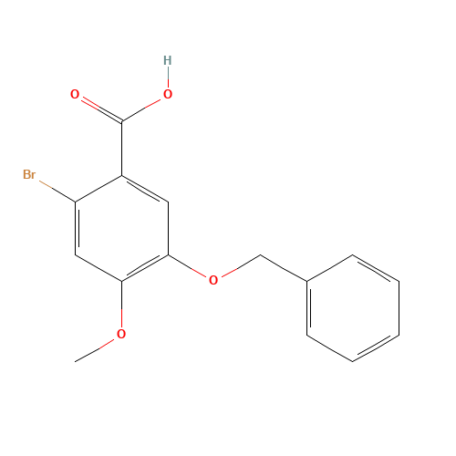 2-Bromo-4-methoxy-5-(benzyloxy)benzoic acid (CAS: 24958-42-7) - Related Chemical Product