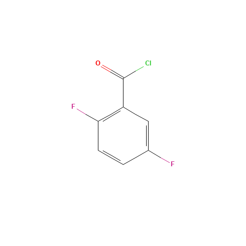 2,5-Difluorobenzoyl chloride (CAS: 35730-09-7) - Chemical Structure and Molecular Formula 