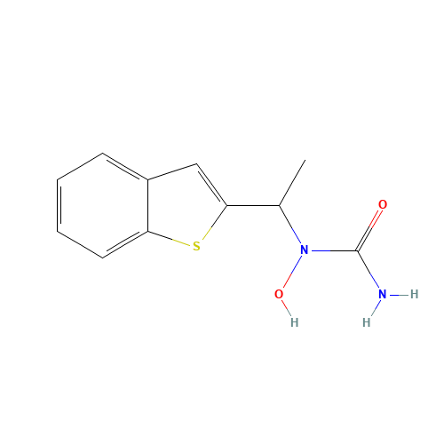Zileuton (CAS: 111406-87-2) - Chemical Structure and Molecular Formula 