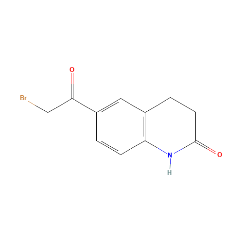 6-(2-Bromoacetyl)-3,4-dihydro-1H-quinoline-2-one (CAS: 70639-82-6) - Related Chemical Product