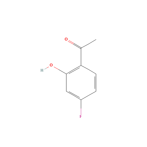 4-Fluoro-2-hydroxyacetophenone (CAS: 1481-27-2) - Chemical Structure and Molecular Formula 
