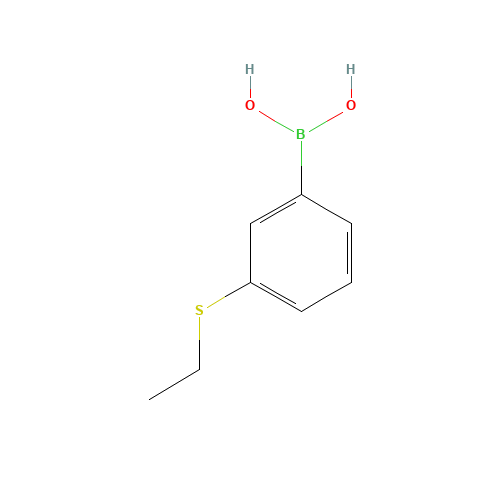 5-Ethylthiophenylboronic acid (CAS: 870718-05-1) - Chemical Structure and Molecular Formula 