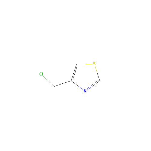 4-(chloromethyl)-1,3-thiazole (CAS: 3364-76-9) - Chemical Structure and Molecular Formula 