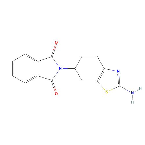 2-Amino-6-phthalimido-4,5,6,7-tetrahydro benzothiazole (CAS: 104618-33-9) - Related Chemical Product