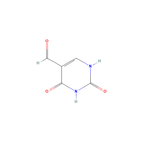5-FORMYLURACIL (CAS: 1195-08-0) - Chemical Structure and Molecular Formula 