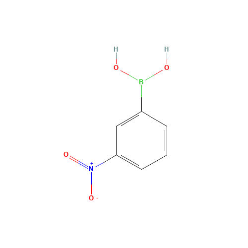 3-Nitrophenylboronic acid (CAS: 13331-27-6) - Chemical Structure and Molecular Formula 