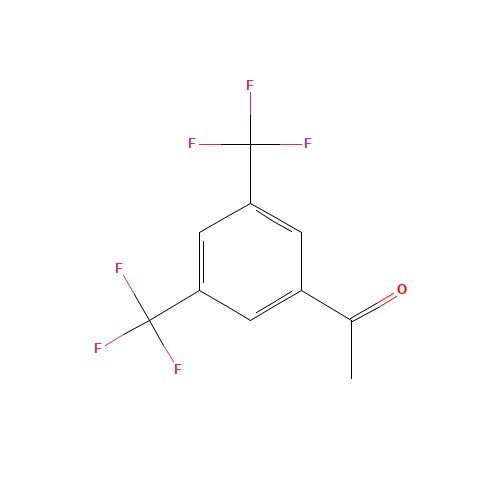 3',5'-Bis(trifluoromethyl)acetophenone (CAS: 30071-93-3) - Chemical Structure and Molecular Formula 