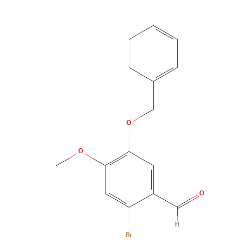2-Bromo-4-methoxy-5-(benzyloxy)benzaldehyde (CAS: 6451-86-1) - Related Chemical Product