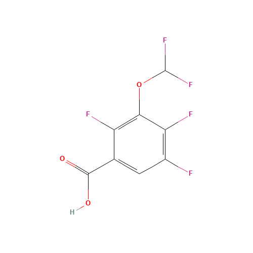 3-(Difluoromethoxy)-2,4,5-trifluorobenzoic acid (CAS: 128426-86-8) - Related Chemical Product