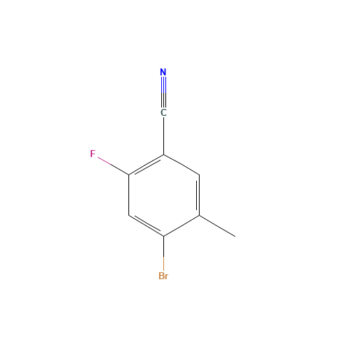 4-BROMO-2-FLUORO-5-METHYLBENZONITRILE (CAS: 916792-13-7) - Related Chemical Product