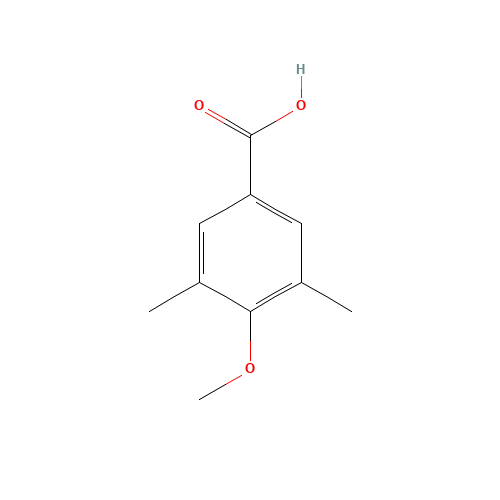 3,5-Dimethyl-4-methoxybenzoic acid (CAS: 21553-46-8) - Chemical Structure and Molecular Formula 