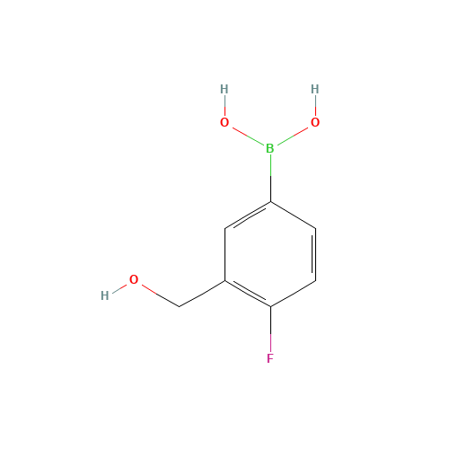 4-FLUORO-3-(HYDROXYMETHYL)BENZENEBORONIC ACID (CAS: 481681-02-1) - Related Chemical Product