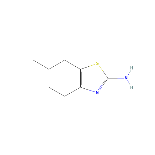 6-METHYL-4,5,6,7-TETRAHYDRO-1,3-BENZOTHIAZOL-2-AMINE HYDROCHLORIDE (CAS: 7496-50-6) - Related Chemical Product