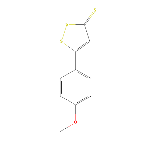 Anethole trithione (CAS: 532-11-6) - Chemical Structure and Molecular Formula 