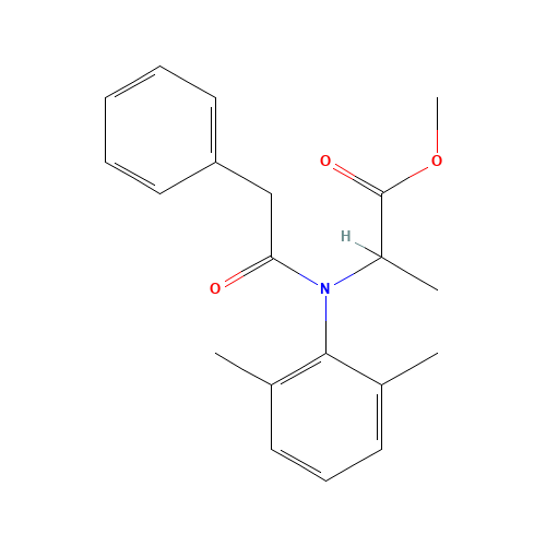 Benalaxyl (CAS: 71626-11-4) - Chemical Structure and Molecular Formula 